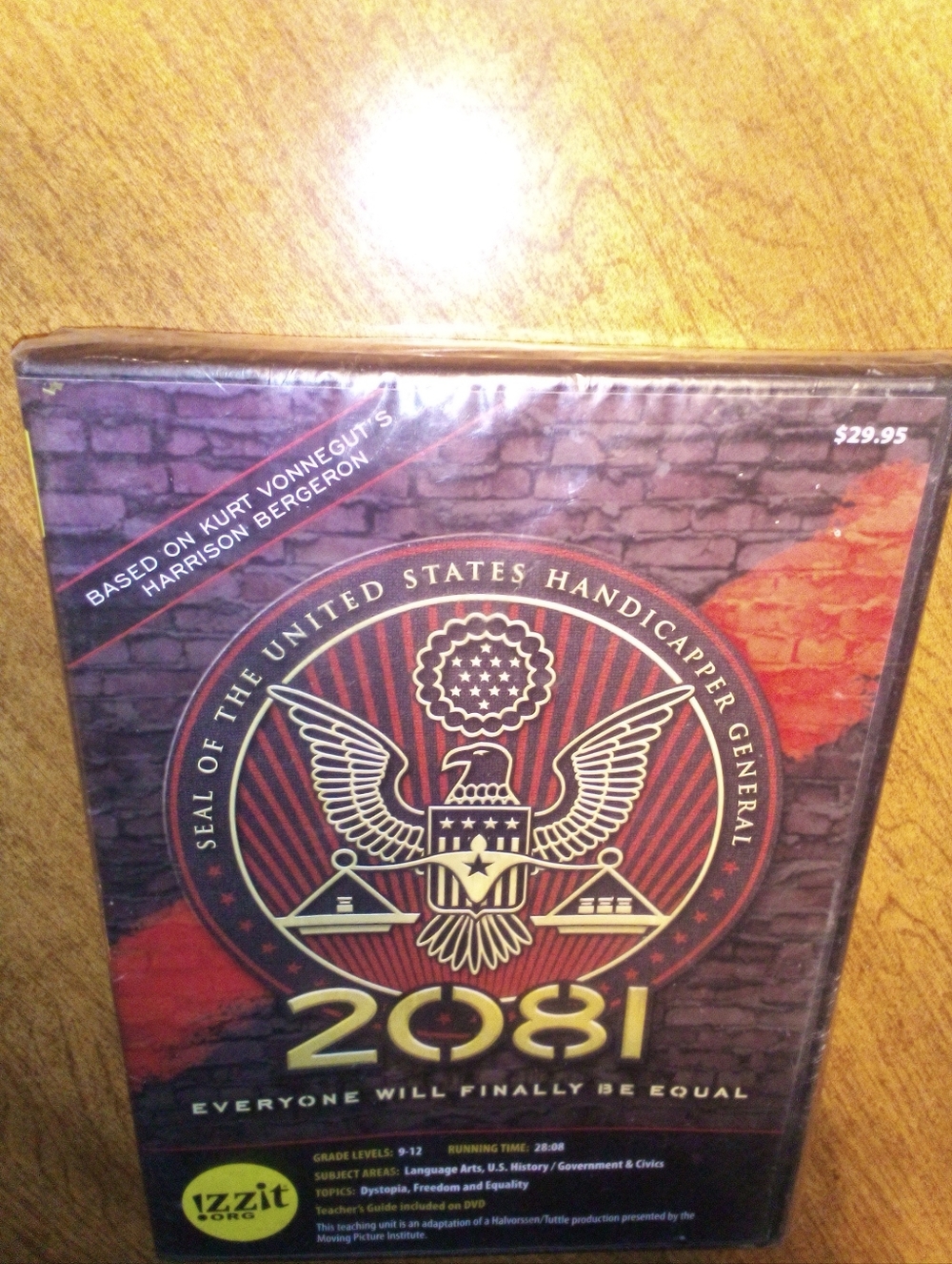 2081 Based On Kurt Vonnegut's Harrison Bergeron 2011 izzit.org DVD Sealed